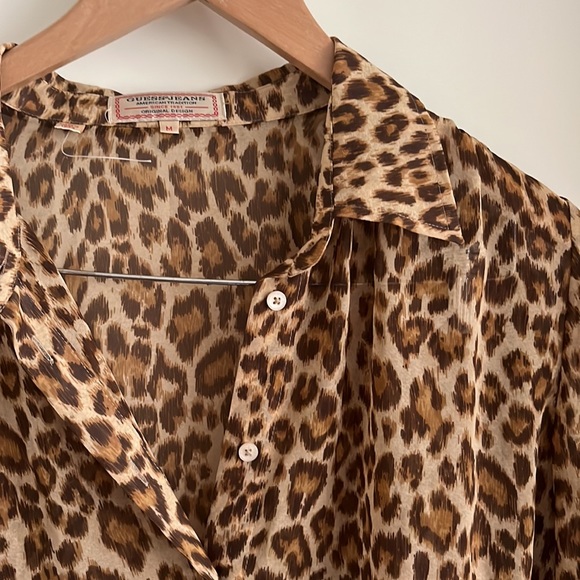 GUESS animal print blouse - Picture 2 of 3